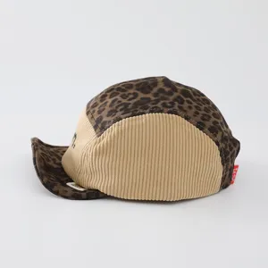 Details der Kinder Cord Kord Leopard Baseball Kappe, weicher Schirm, Herbst Winter Mütze.