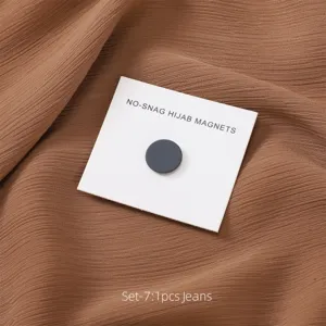 Runder Hijab Magnet starker Magnetstift Anti-Rutsch Schalclip für Damen Zubehör 1Stk
