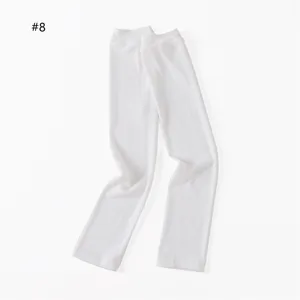 White modal cotton sun protection arm sleeves for daily outdoor wear cooling and breathable