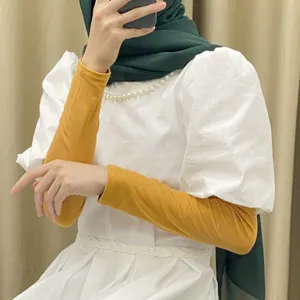 Modal cotton sun protection arm sleeves anti-UV cooling sleeves for daily wear outdoor