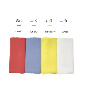 Chiffon bubble hijab scarf set in 4 assorted colors, lightweight and breathable daily wear.