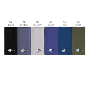 Solid color chiffon hijab featuring exquisite rhinestone flower brooch, elegant Muslim headwear.