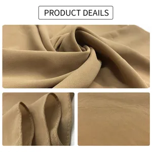 Solid color bubble chiffon hijab detail view, showing soft fabric texture and neat edge hemming.