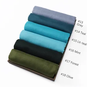 Glitter viscose scarf cotton linen hijab shawl solid color gorgeous detail display