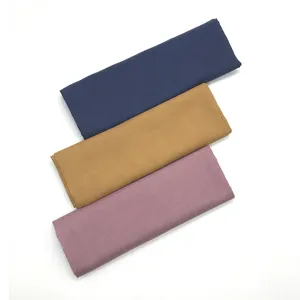 Pañuelo largo liso de algodón suave velo hiyab para mujeres, diseño básico elegante diario.