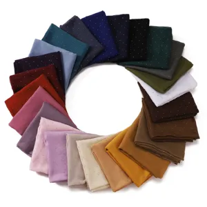 Multicolor sparkling voile long scarf fashion hijab breathable soft wrap shawl for women