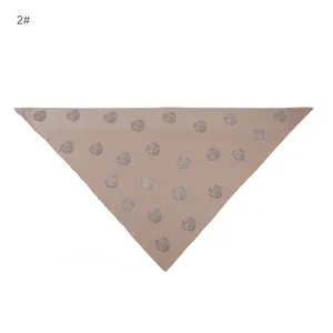 Einfarbiges Rose Strass Modal Dreiecktuch, elastisches glattes Baumwolle Kopftuch Damen.