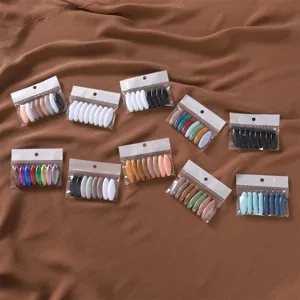 Colorful plastic safety pins hijab clips anti-exposure scarf buckles wholesale 8pcs bags