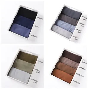 Detailansicht der einfarbigen Perlen-Chiffon-Hijab-Schal-Farbvariations-Präsentiertablett.