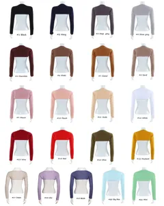 Couvre-bras en modal boléro manches de protection solaire en 21 coloris disponibles.