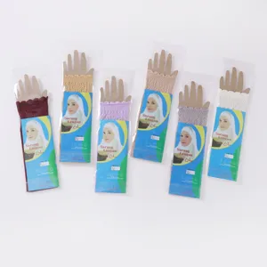Étui d'été mince femmes musulmanes couleur unie dentelle protection solaire manches de glace