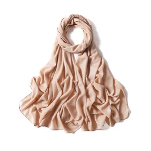 Shimmering Chiffon Hijab Sparkling Long Scarf Muslim Headwrap Elegant Women Shawl