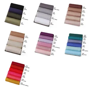 High quality solid color large jersey modal scarf hijab, soft breathable fabric in multi colors.
