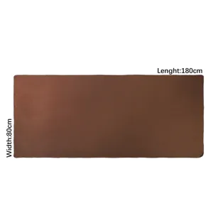 Detail view of solid color modal jersey scarf, soft large head wrap 180x80cm in brown.