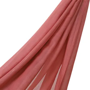 Breathable modal solid color scarf thin draping hijab comfortable daily wear fabric detail