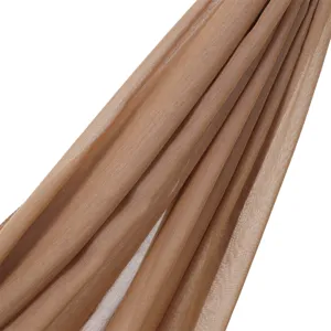 Lightweight breathable solid color modal cotton scarf shawl for women daily casual wear.