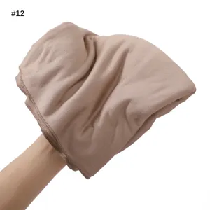 Solid color soft breathable modal jersey scarf turban for women comfortable daily wear