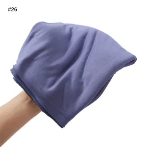 Solid color modal headscarf breathable soft fabric daily casual wear versatile hijab scarf