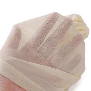 Beige mesh inner cap breathable elastic under scarf wig cap comfortable daily wear