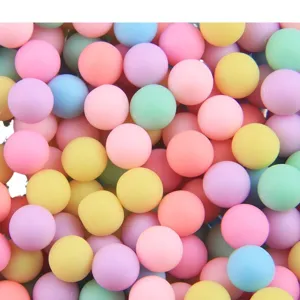 Matte resin macaron balls DIY cabochons for phone case decoration crafts accessories.