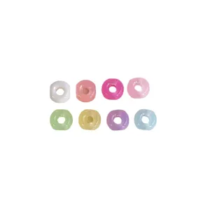 Acrylic jelly beads colorful round loose beads for DIY jewelry making phone chain accessories