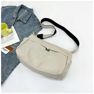 Casual nylon crossbody bag large capacity commuter shoulder bag for women stylish daily use