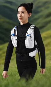 Lightweight running hydration vest backpack for outdoor sports hiking and cycling breathable.