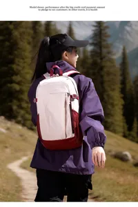 Large capacity outdoor backpack versatile sports casual hiking rucksack for men and women.