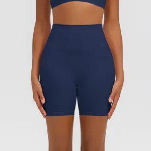 Pantaloncini yoga vita alta donna traspirante contenitivi fitness sport abbigliamento nuovo