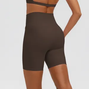 Pantaloncini yoga vita alta donna fitness sport leggings pantaloncini ciclista push up