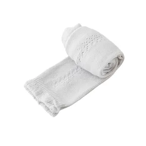 Comfortabele gebreide baby leggings peuter biologisch katoen maillot zachte broek