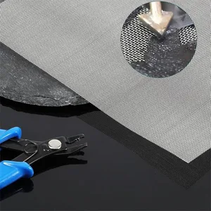 Stainless steel mesh for car bumper plastic repair, hot welding repair mesh patch tool.