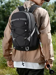 Men's Outdoor Sports Casual Backpack Lightweight Waterproof Hiking Camping Backpack Large Capacity Travel Daypack