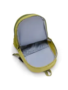 Men outdoor sports casual minimalist large-capacity backpack open view showing interior lining.