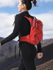 Outdoor sports backpack lightweight breathable hiking cycling rucksack for travel adventure.