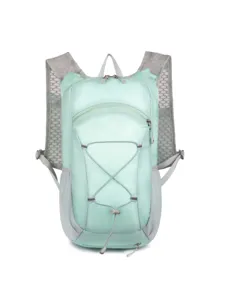Light green running backpack outdoor sports hiking marathon cycling portable breathable daypack