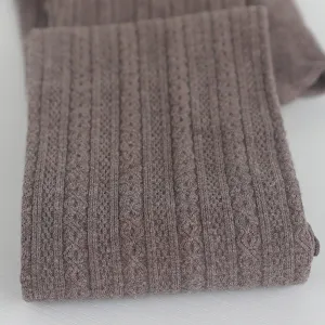 Mujer invierno grueso medias punto trenzado retro algodon peinado calido suave comodo panty