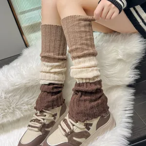 Knit leg warmers for women winter warm wool cozy ribbed socks sweet fashion stylish apparel gear