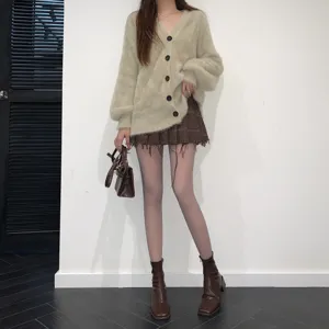 Collants polaires couleur chair pour femmes, parfaits pour l'automne et l'hiver.