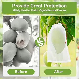 Proteggi frutta e verdura in modo efficace con queste borse in rete di nylon resistenti agli insetti.