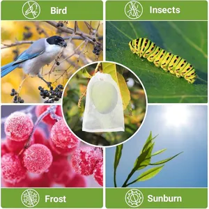 Sacchetto di protezione in nylon per frutta rete contro uccelli insetti gelo scottature solari