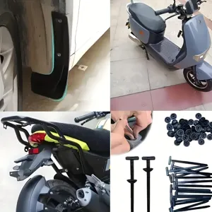 Universele nylon kabelbinders en auto spatbord clips set voor voertuig en motor reparatie.