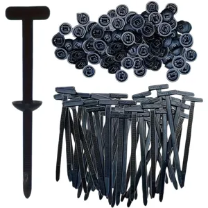 Auto nylon kabelbinders bevestiging set universele bumper spatbord clips gereedschap.