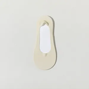 Women low cut no show boat socks solid color cream invisible breathable daily comfortable wear