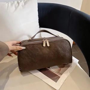 Große Kapazität Multi Partition Kosmetiktasche Tragbare PU Leder Wasserdichte Reise Kulturbeutel Make-up Organizer