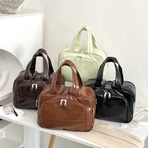 Large capacity portable cosmetic bag multi-functional travel toiletry storage bag set 4 colors