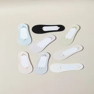Women solid color no show socks low cut thin invisible boat socks comfortable daily wear basic style