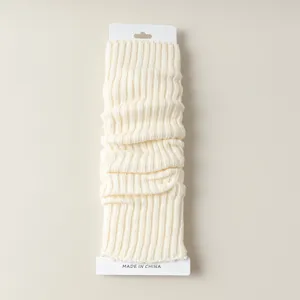 Knit Leg Warmers Winter Warm Boot Cuffs Ribbed Knit Slouch Socks for Women Girls