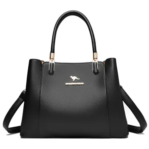 Zwarte damestas stijlvolle handtas schoudertas en crossbody tas voor dames