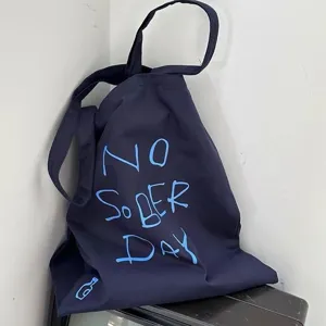 Casual large capacity canvas tote bag for women versatile shoulder bag stylish everyday use